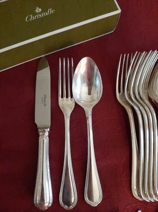 Christofle - Cutlery set for 12 (36) - Spatours - Silverplated - dessert cutlery