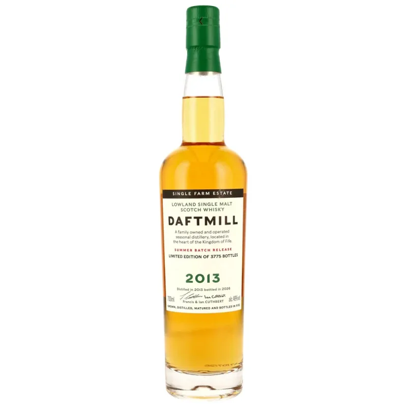 Daftmill – 12 Year Old 2013/2026 Summer Release First-Fill Bourbon Barrels (70cl, 46%)