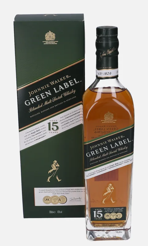 Johnnie Walker – Green Label 15 Year Old (70cl, 43%)