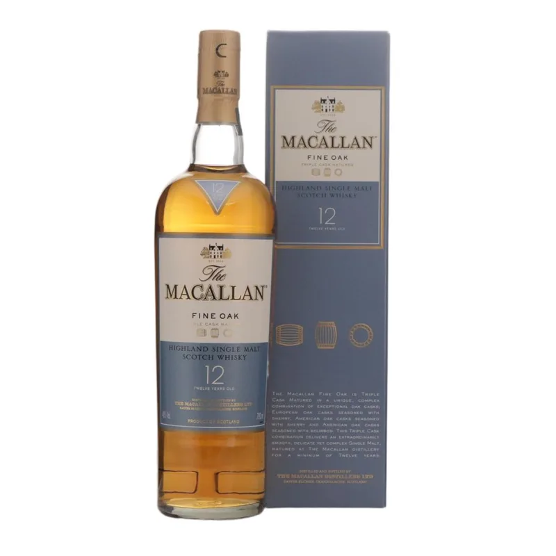 Macallan – Fine Oak 12 Year Old (70cl, 40.00%)