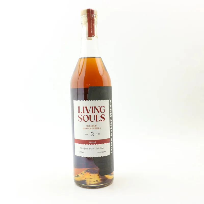 Living Souls X Thompson Bros 3 Years Old Blend (70cl, 46.15%)