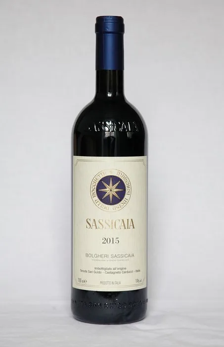 2015 Tenuta San Guido, Sassicaia - Super Tuscans - 1 Bottle (0.75L)