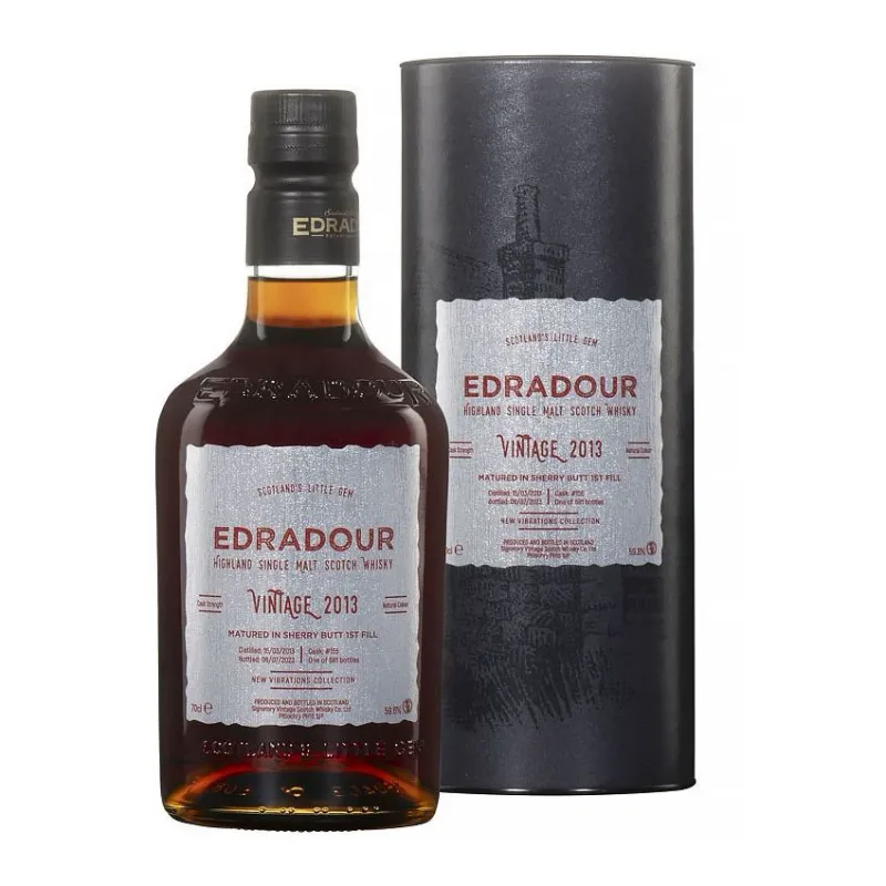 Edradour – 10 Year Old 2013 Single Sherry Cask #155 New Vibrations EU Exclusive (2023) (70cl, 59.6%)