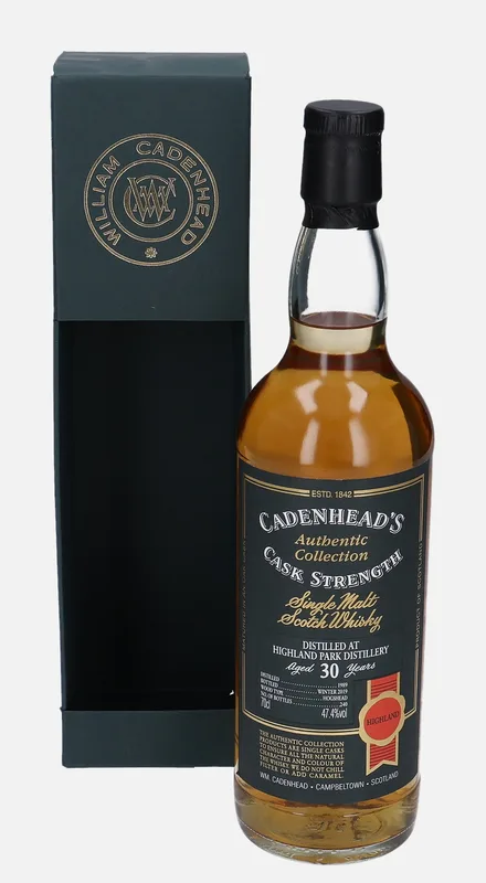Highland Park – 1989 30 Year Old Wm. Cadenhead Authentic Collection