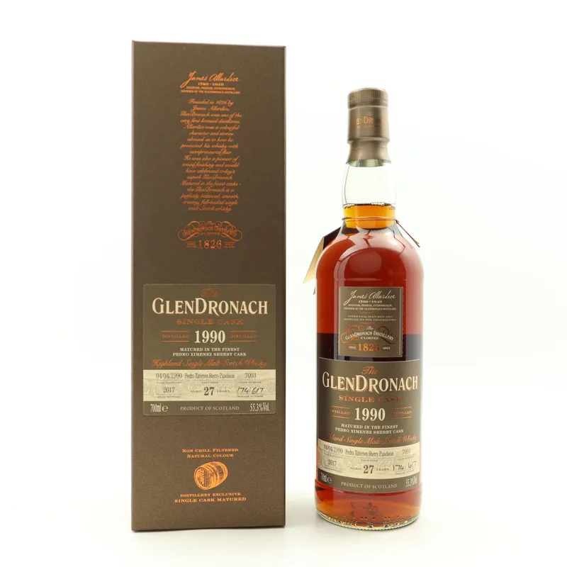 Glendronach – 1990 27 Year Old Single Cask #7003 (70cl, 55.3%)