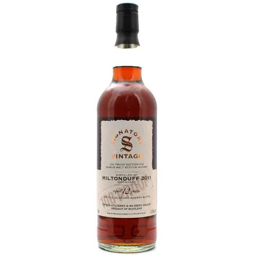 Miltonduff – 12 Year Old 100 Proof Edition 15, Signatory Vintage (70cl, 57.1%)