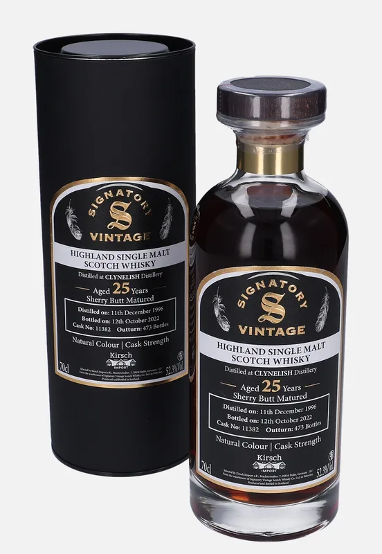 Clynelish – 1996 25 Year Old Signatory Vintage Scotch Whisky Co. Vintage