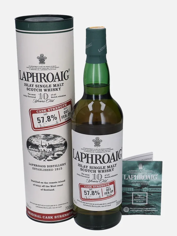 Laphroaig – 10 Year Old Batch: 001 (70cl, 57.8%)
