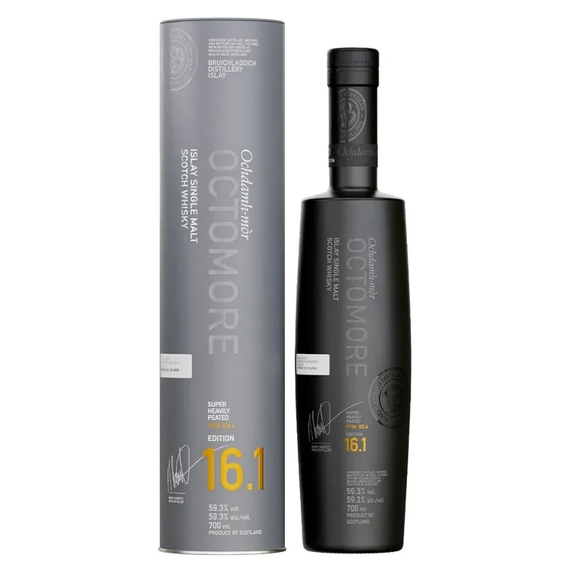 Octomore 16.1, 101.4 PPM Islay Single Malt (70cl, 59.3%)