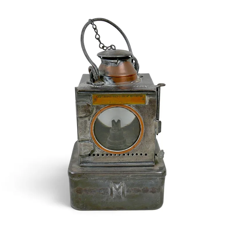 An Early to Mid 20th Century Welch Patent British Rail Lamp