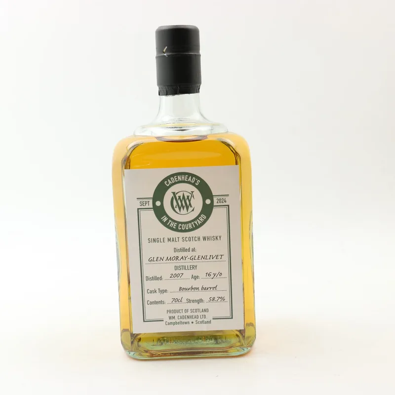 Glen Moray-Glenlivet 2007 16 Year Old Cadenhead’s In The Courtyard (70cl, 58.7%)
