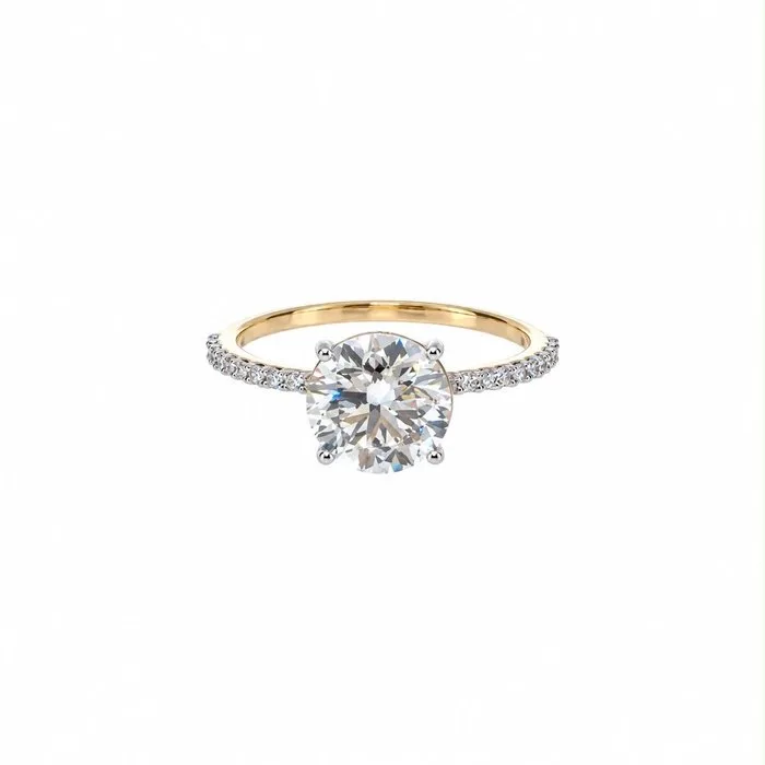 Ring - 14 kt. Yellow gold - 2.24ct. tw. Diamond (Lab-grown) - Diamond
