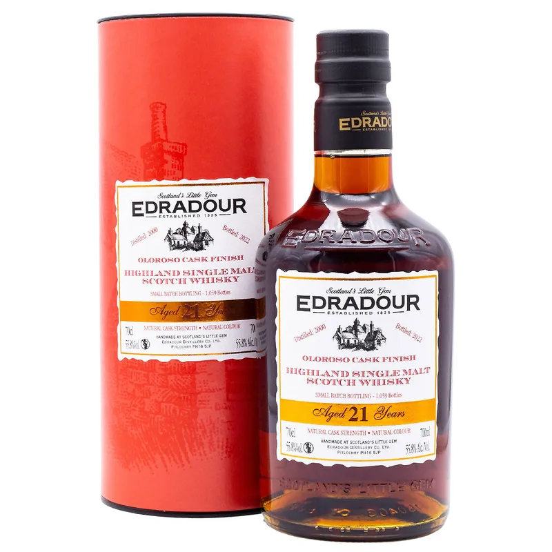 Edradour – 21 Year Old 2000/2022 Casks 3154 & 3155 (70cl, 55.8%)