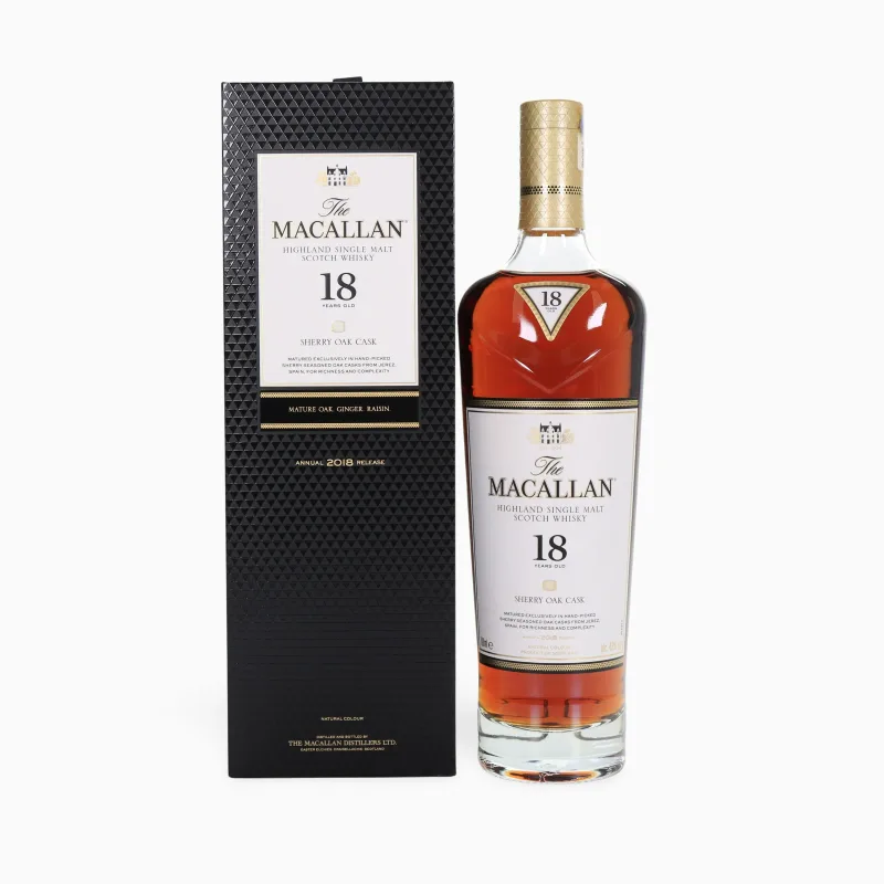Macallan – 18 Year Old (2018) Sherry Oak