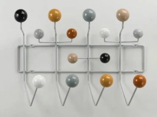 Vitra - Charles & Ray Eames - Coat rack - Hang it all - Wood, Steel