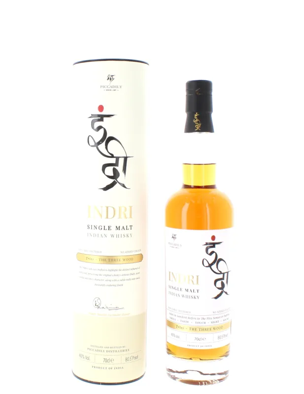 Indri Trini The Three Wood Single Malt Indian Whisky