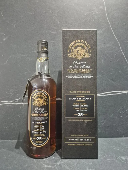 North Port 1981 25 years old Rarest of the Rare - Cask no. 780 - Duncan Taylor - b. 2006 - 700ml