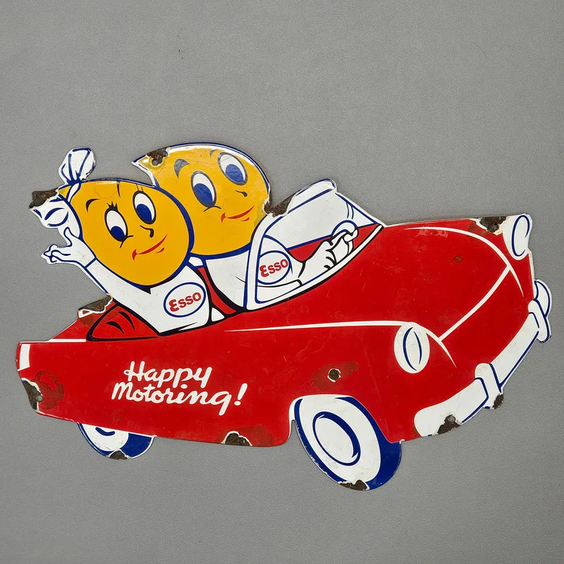 Enamel Advertising Sign