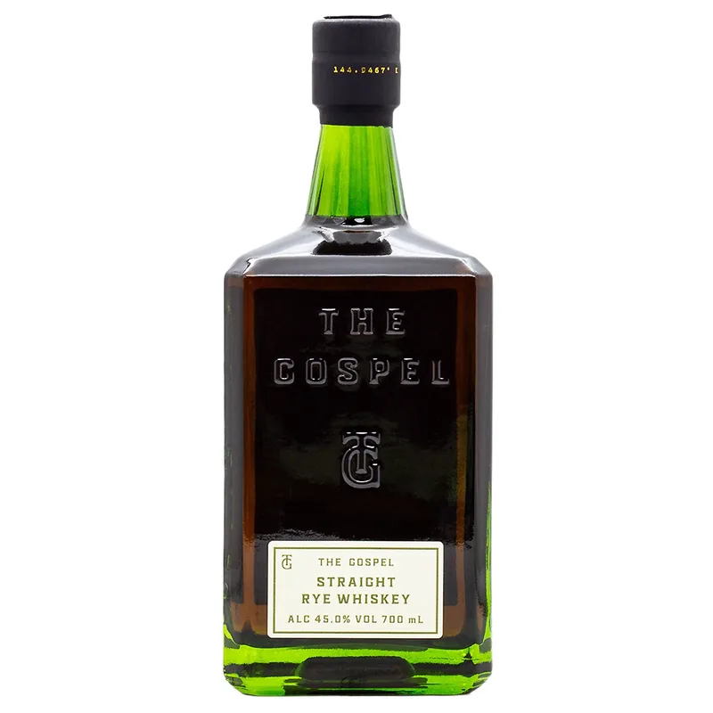 The Gospel Straight Rye Whiskey (70cl, 45%)