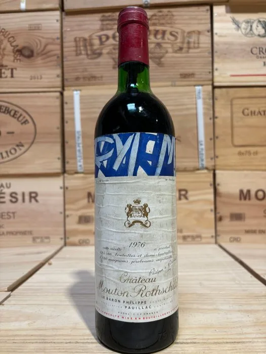 1976 Château Mouton Rothschild - Pauillac 1er Grand Cru Classé - 1 Bottle (0.75L)