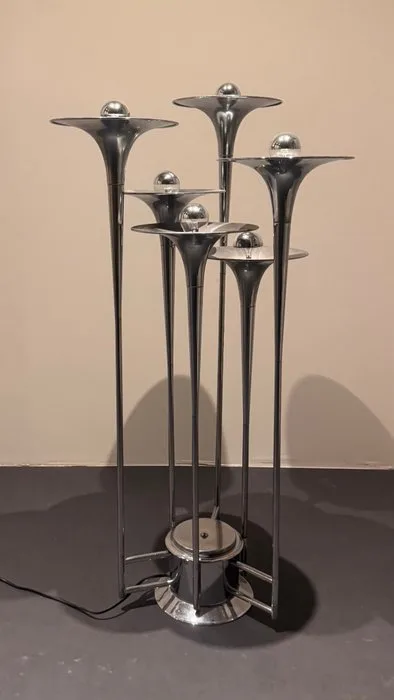 Reggiani Illuminazione - Goffredo Reggiani - Floor lamp - Chrome plated, Metal