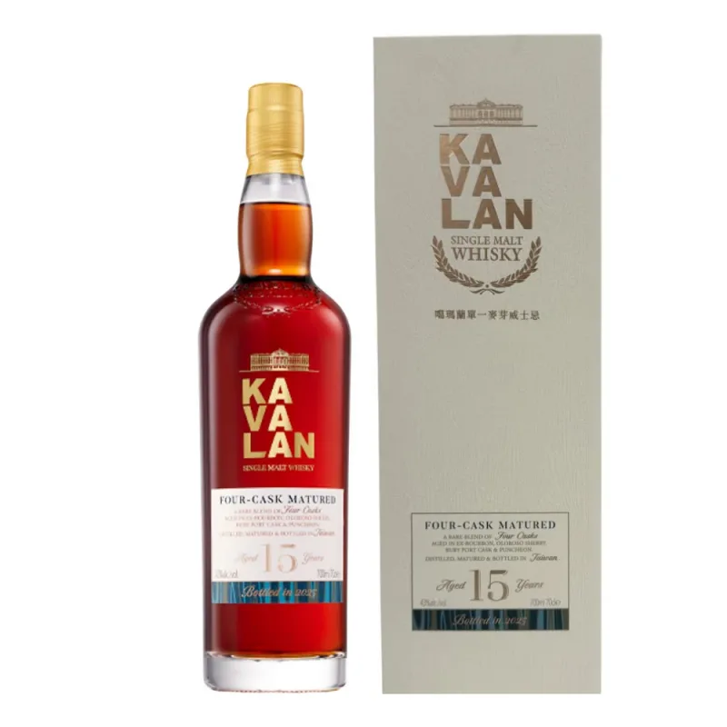 Kavalan – 15 Year Old Four Casks 2025 Edition (70cl, 43%)