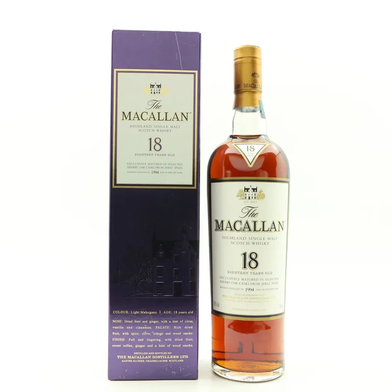 Macallan – 18 Year Old 1994 (70cl, 43%)