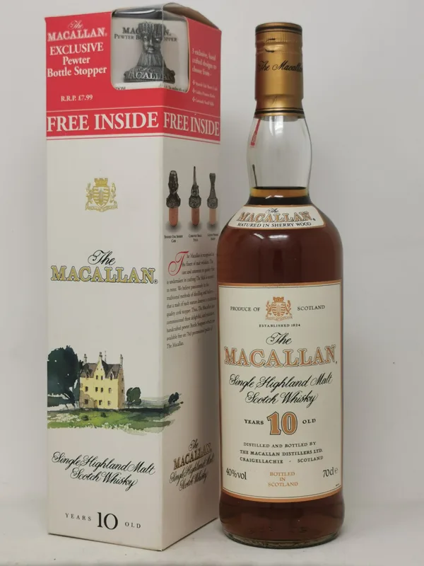 Macallan – 10 Year Old Old Style 1991–1999 (70cl, 40%)