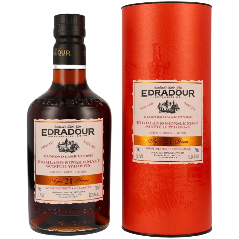 Edradour – 21 Year Old 2001/2023 Small Batch Bottling
