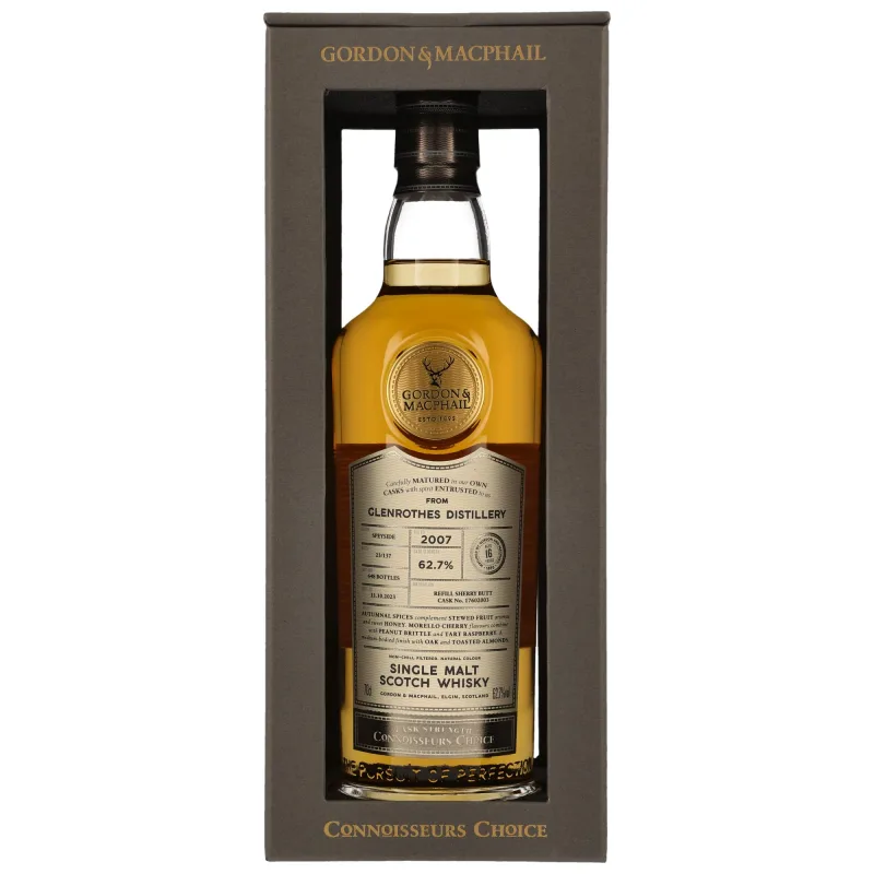 Glenrothes 16 Year Old 2007/2023 - Gordon & MacPhail #17602003 (62.7%)