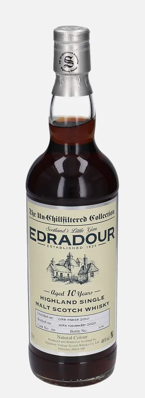 Edradour – 2010 10 Year Old Signatory Vintage Scotch Whisky Co. The Un-Chillfiltered Collection