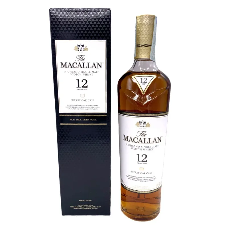 Macallan – 12 Years Old Sherry Oak (70cl, 40%)
