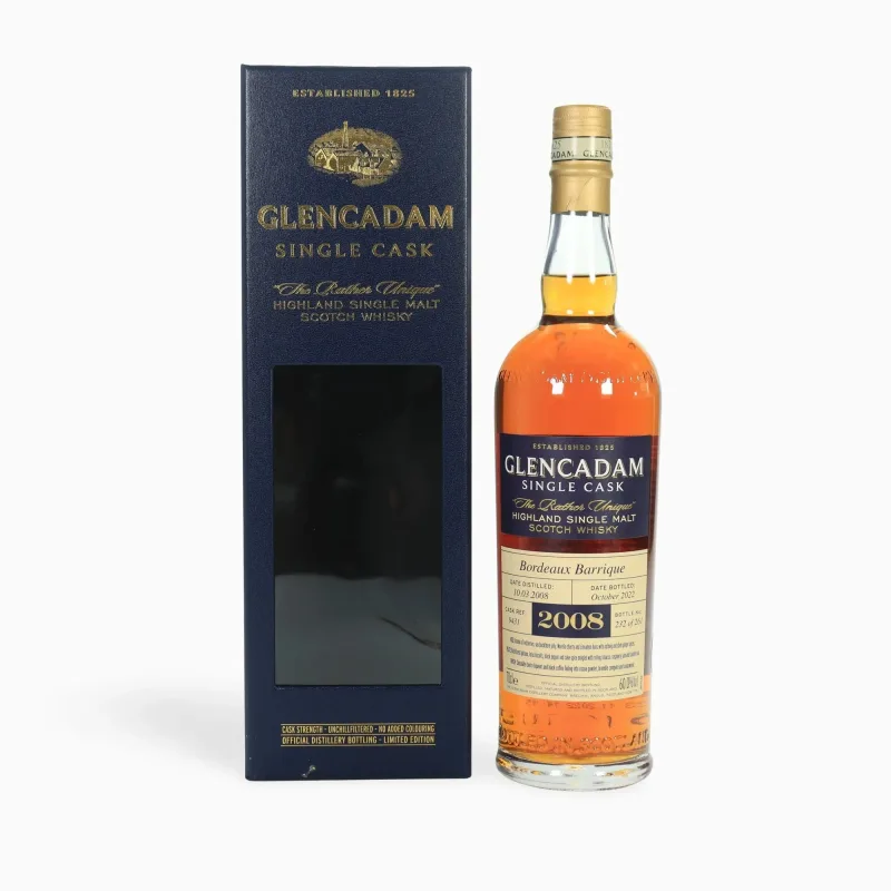 Glencadam – 14 Year Old 2008 Single Bordeaux Barrique (2022) (70cl, 60%)