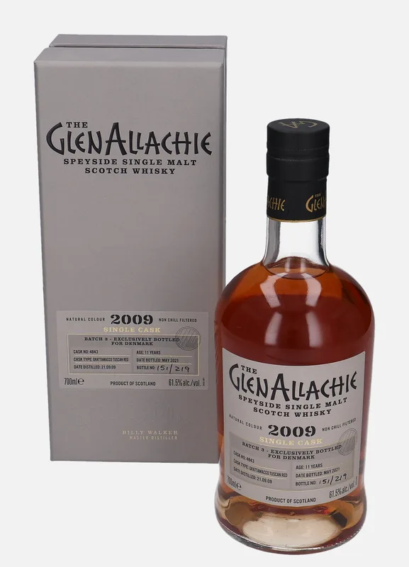 Glenallachie – 2009 11 Year Old Single Cask