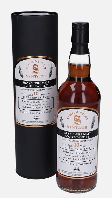 Bunnahabhain – 2010 10 Year Old Signatory Vintage Scotch Whisky Co.
