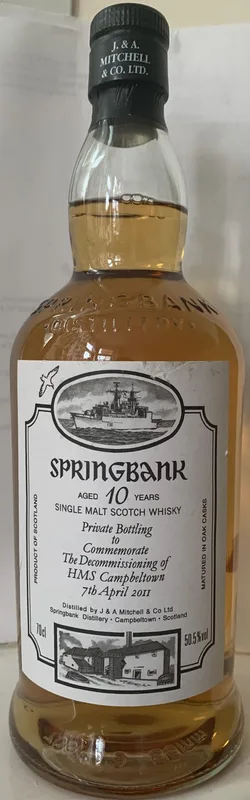 Springbank – 10 Year Old 2001 HMS Campbeltown