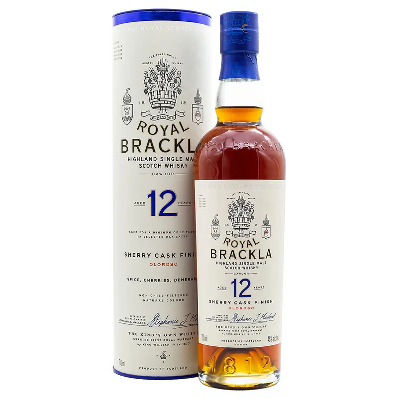 Royal Brackla – 12 Years Oloroso Sherry Cask Finish (70cl, 46%)