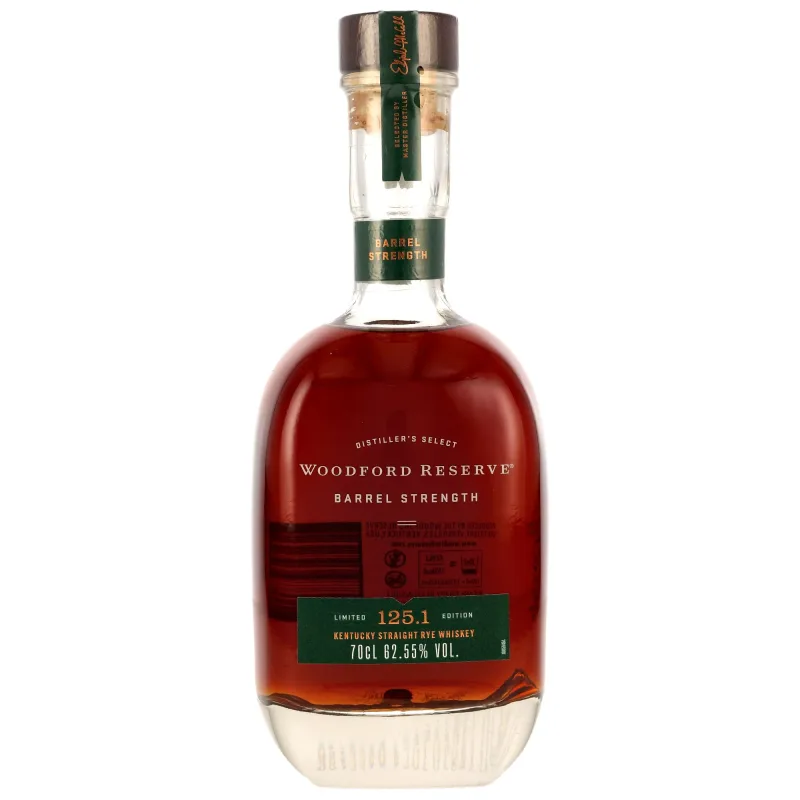 Woodford Reserve – Barrel Strength Rye (70cl, 62.5%)