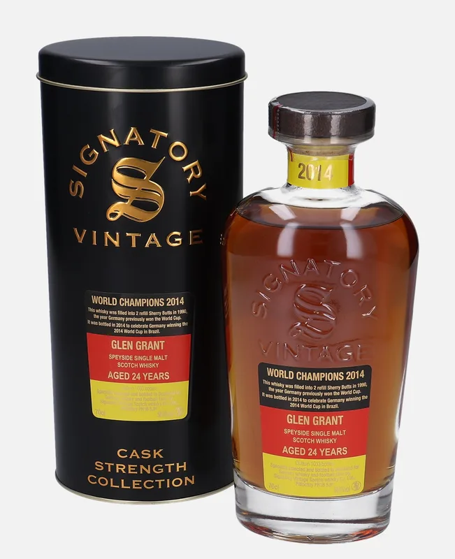 Glen Grant – 1990 24 Year Old Signatory Vintage Scotch Whisky Co. Cask Strength Collection