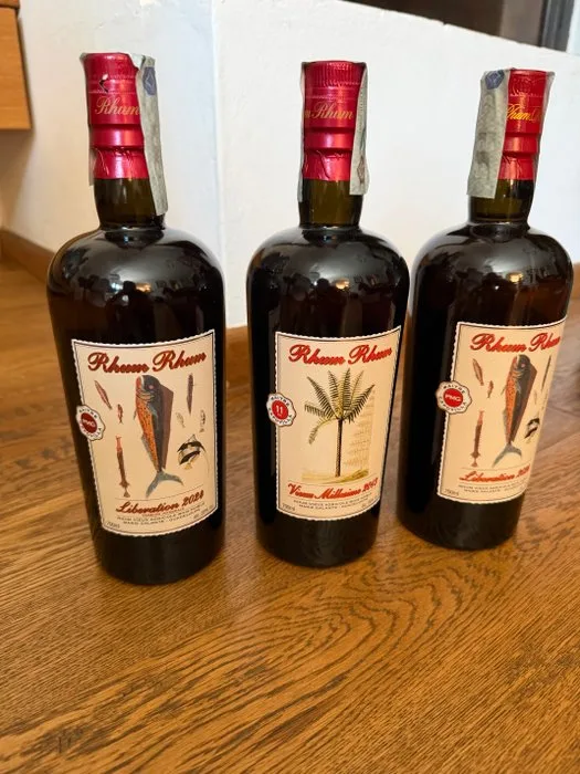 Rhum Rhum Velier - Vieux Millésime 2013 + Liberation 2024 + Integral 2024 - 70cl - 3 bottles