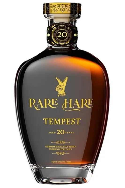 Rare Hare "Tempest" 20 Year Old Tasmanian Single Malt Whisky