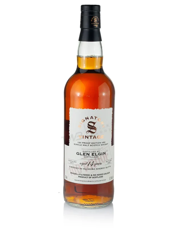 Glen Elgin – 14 Year Old 2011 Signatory 100-Proof Edition #82 (57.1%)