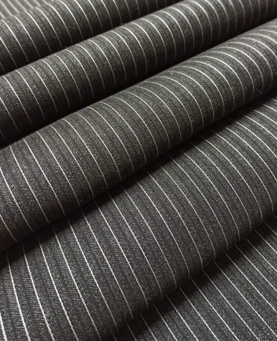 B643 - 530 x 160 cm - Gessato in pura lana ed elastan - Textile - 530 cm - 160 cm