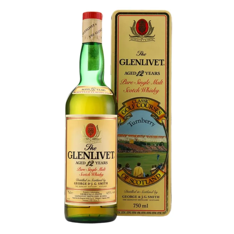 Glenlivet – 12 Year Old - Classic Golf Courses Turnberry