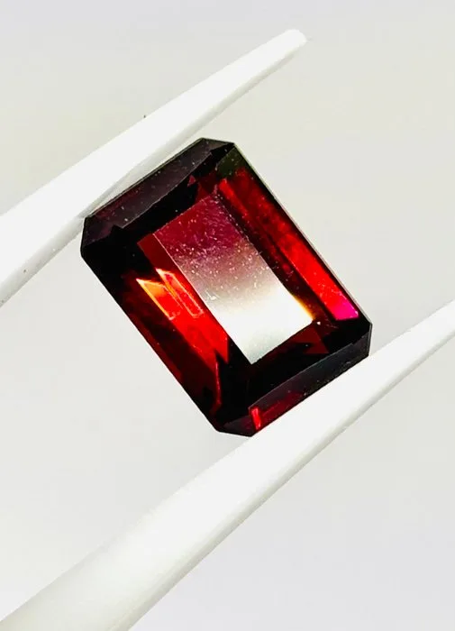 1 pcs Red, Orange Garnet - 4.98 ct - Antwerp Laboratory for Gemstone Testing (ALGT)