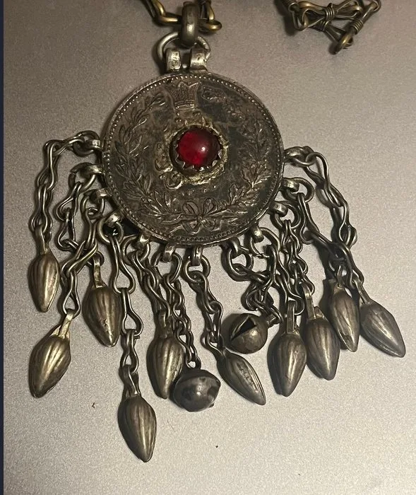 Qajar art, 19th-century silver, 900 silver, Orientalist. - Qajar dynasty (1796–1925)