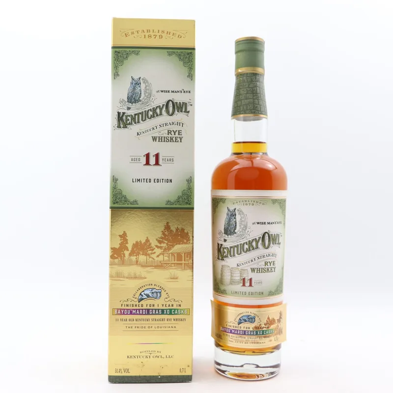 Kentucky Owl – 11 Year Old Rye Bayou Mardi Gras XO Cask Finish (70cl, 51.4%)