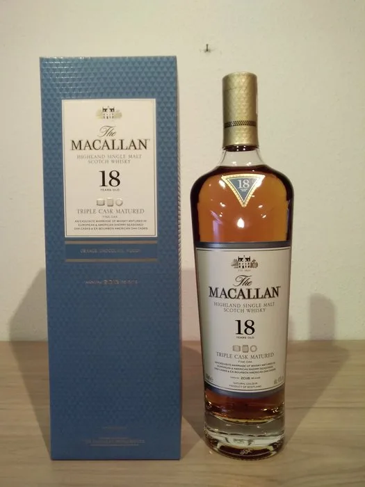 Macallan 18 years old Triple Cask Matured - Annual 2018 Release - 700ml