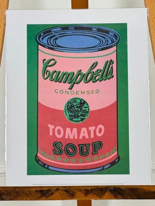 Andy Warhol - Campbell’s Soup (Tomato) - COA King & McGaw *
