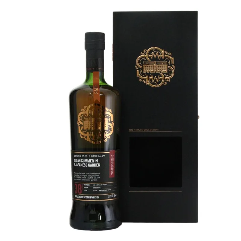 Auchroisk – 1982 SMWS 38 Year Old 95.39 - Indian Summer in a Japanese garden (70cl, 53.00%)